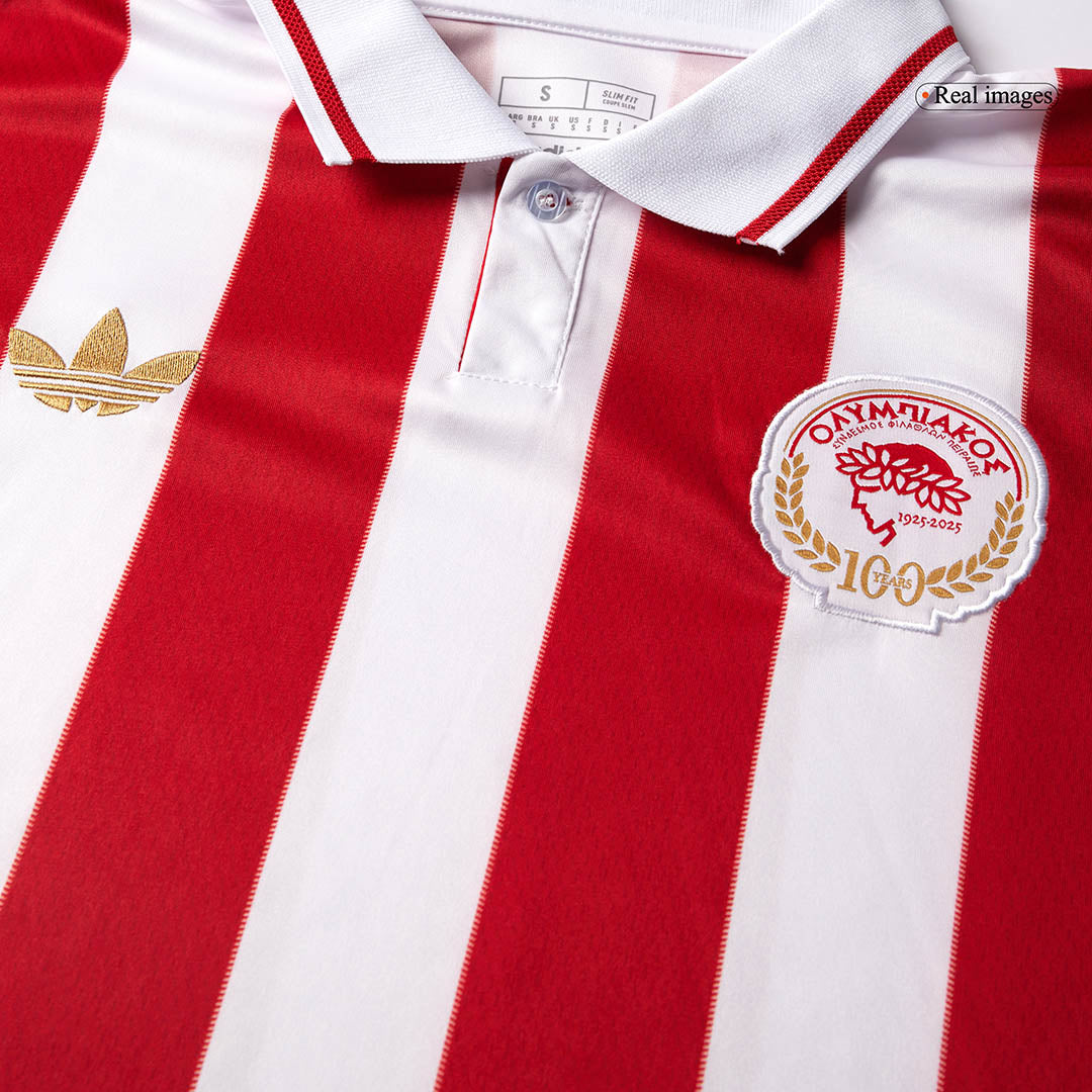 Camiseta Olympiakos Aniversario de 100 Años 2024/25 Hombre - Versión Hincha