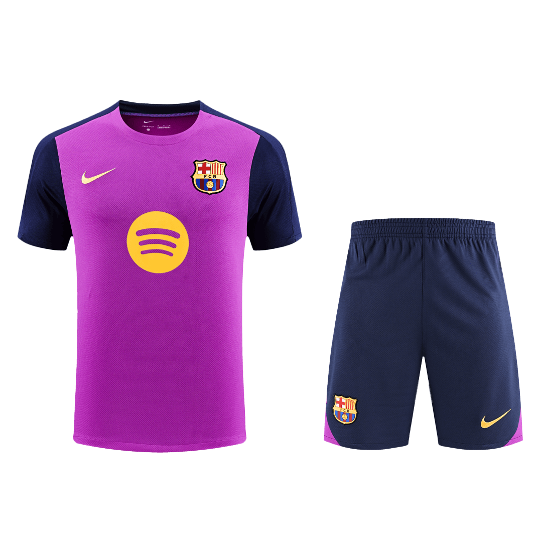 Conjunto Barcelona 2025/26 Pre-Partido Entrenamiento Hombre - Versión Hincha