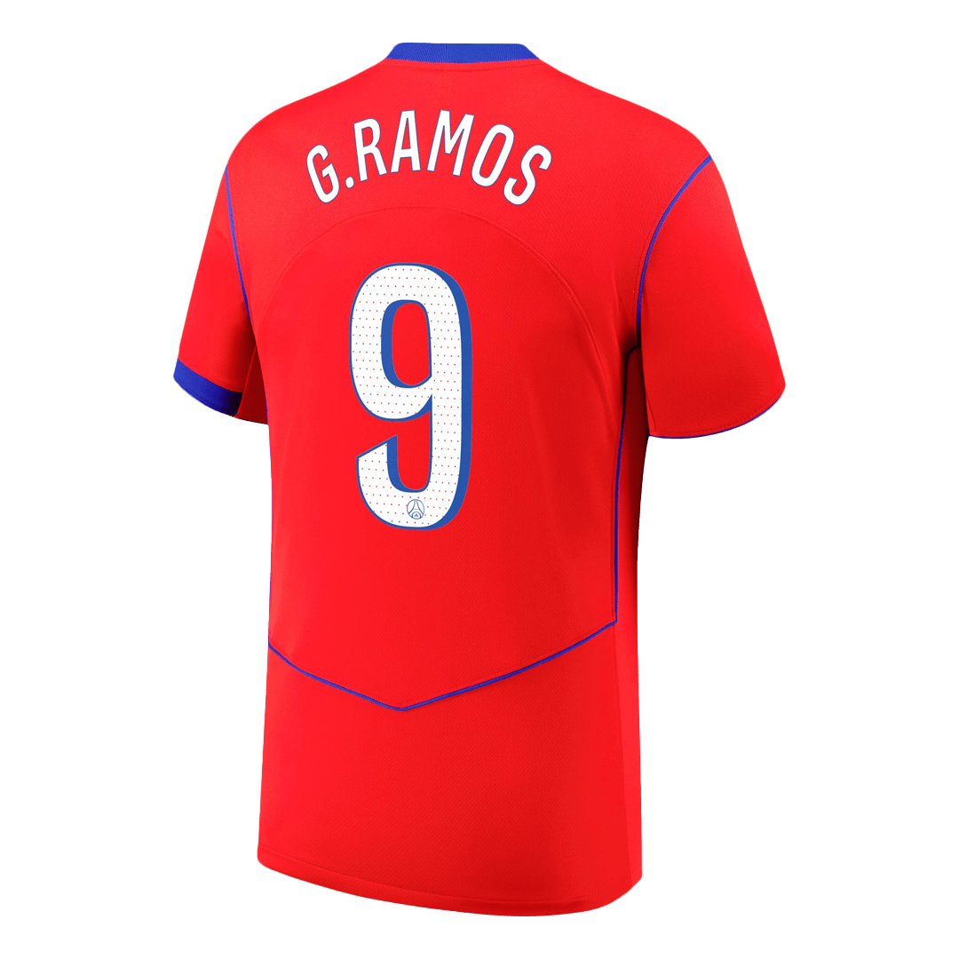 Camiseta G.RAMOS #9 PSG 2025/26 Tercera Equipación - Versión Hincha
