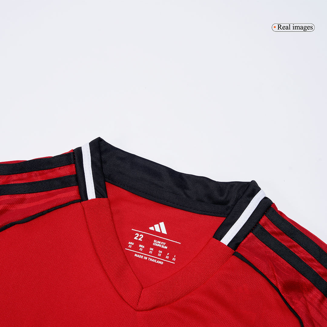Conjunto Infantil Completo Manchester United 2025/26 Primera Equipación Kids