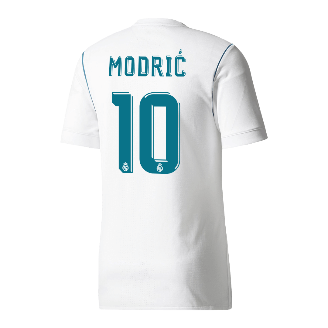 Camiseta Retro 2017/18 Modrić #10 Real Madrid Primera Equipación