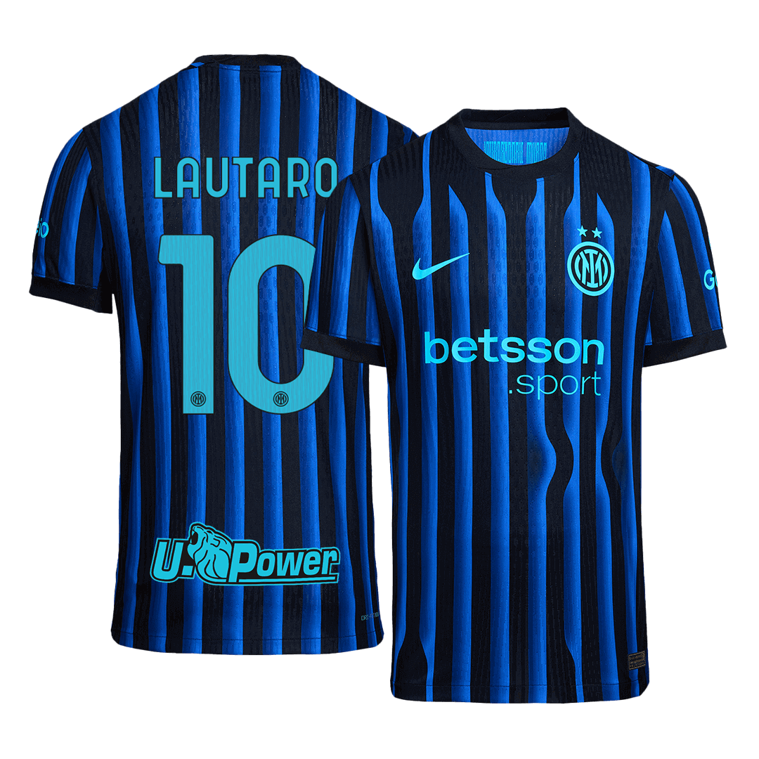 Camiseta Auténtica LAUTARO #10 Inter de Milán 2025/26 Primera Equipación-Versión Jugador