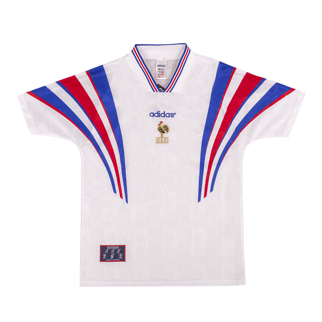 Camiseta Retro 1996 Francia Segunda Equipación