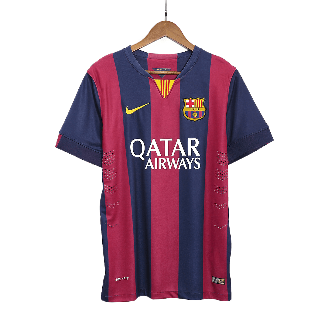 Camiseta Retro 2014/15 NEYMAR JR #11 Barcelona Primera Equipación