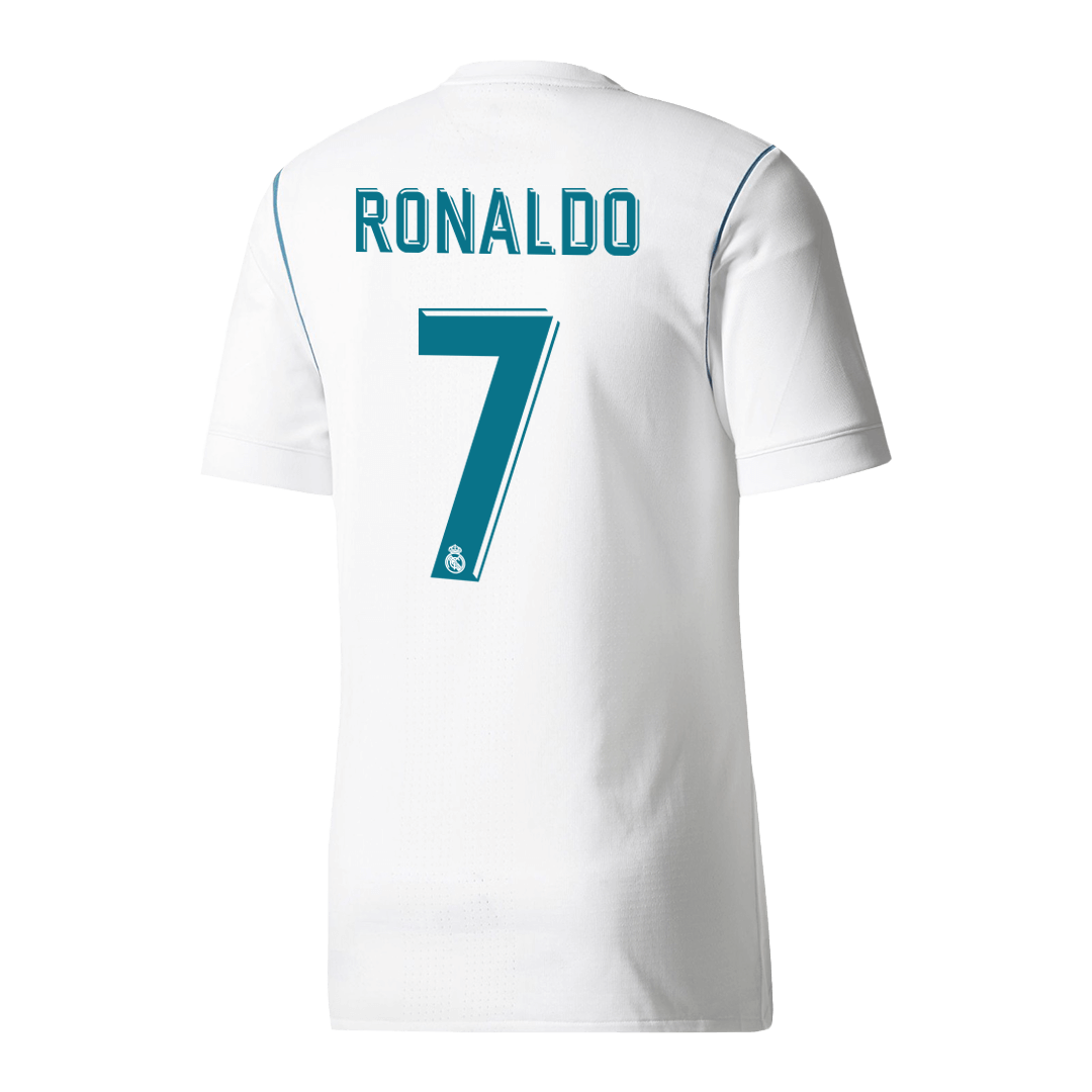 Camiseta Retro 2017/18 RONALDO #7 Real Madrid Primera Equipación