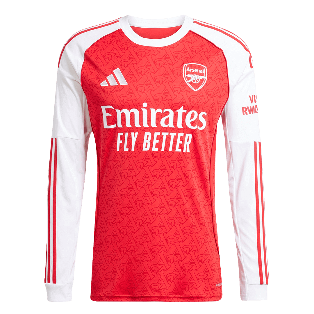 Camiseta Manga Larga Arsenal Primera Equipación 2025/26-Versión Hincha