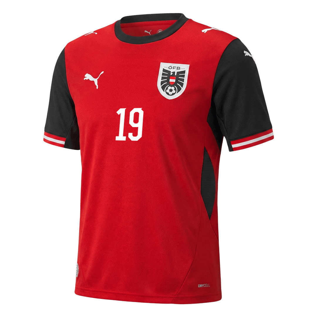 Camiseta Baumgartner #19 Austria 2026 Primera Equipación Copa del Mundo - Versión Hincha - Vista 9