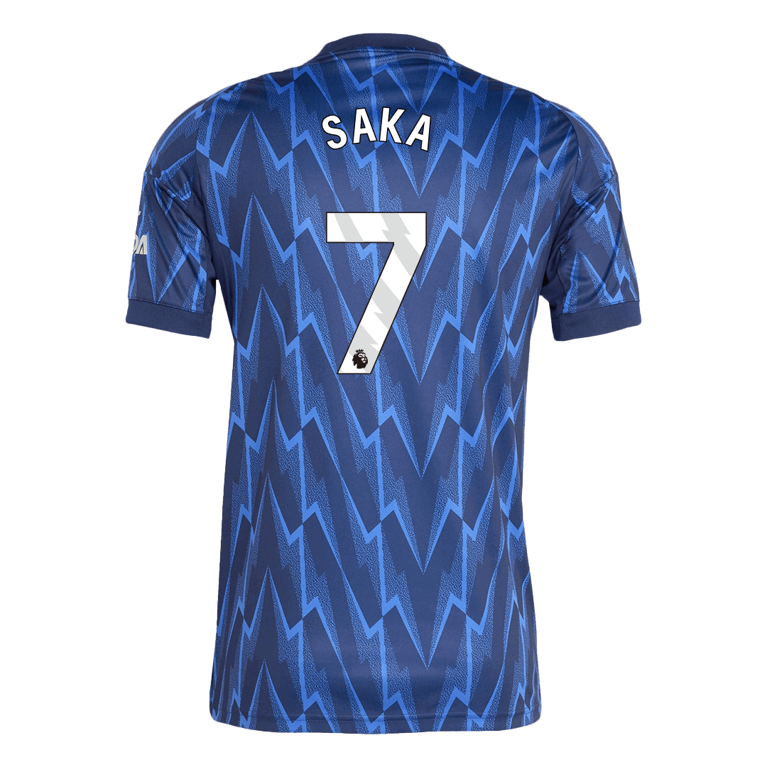 Camiseta SAKA #7 Arsenal 2025/26 Segunda Equipación-Versión Hincha