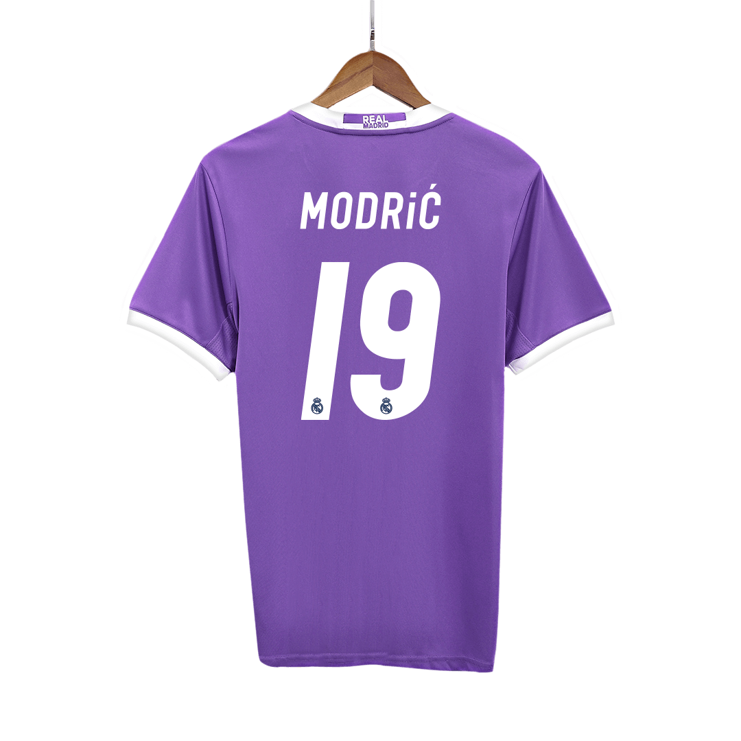 Camiseta Retro 2016/17 Modrić #19 Real Madrid Segunda Equipación