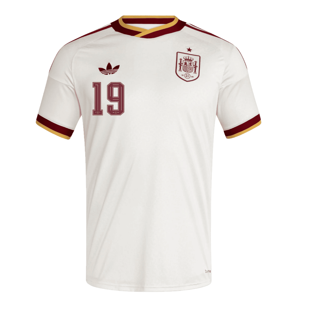 Camiseta Lamine Yamal #19 España 2026 Segunda Equipación Copa del Mundo - Versión Hincha