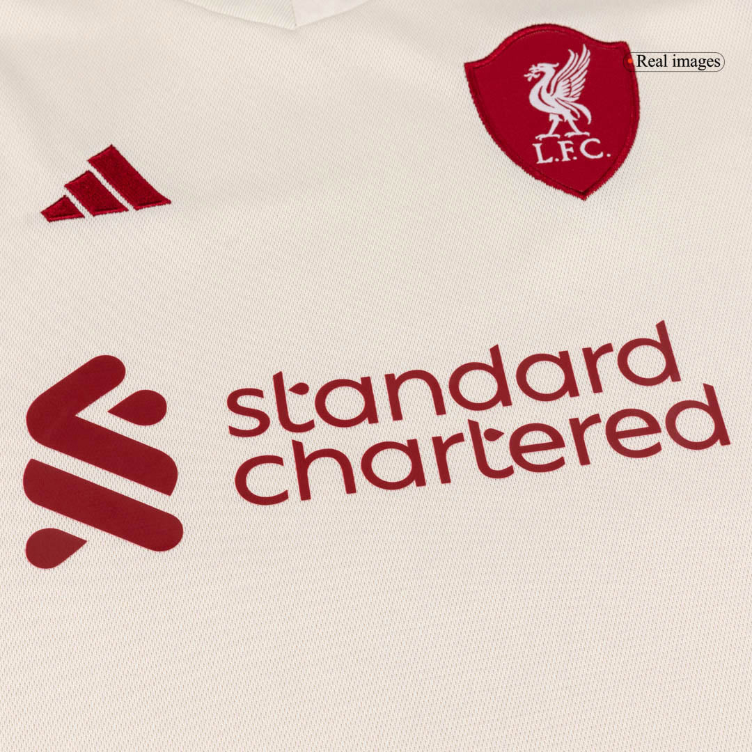 Conjunto Infantil Completo Liverpool 2025/26 Segunda Equipación Kids