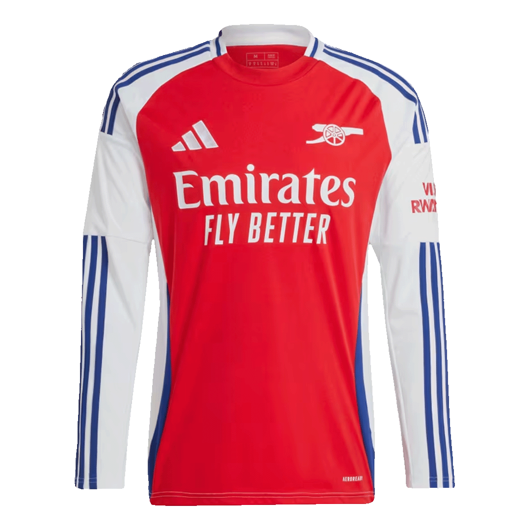 Camiseta Manga Larga Arsenal 2024/25 Primera Equipación Hombre-Versión Hincha
