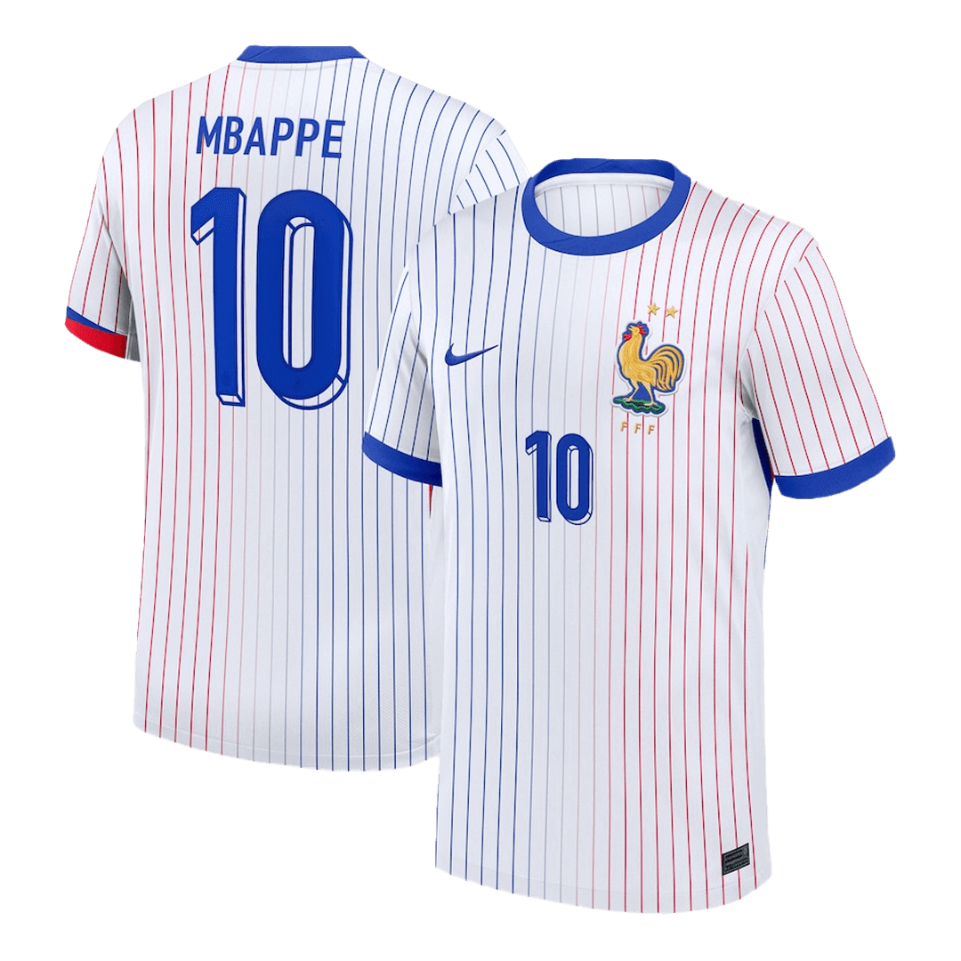 Camiseta MBAPPE #10 Francia Euro 2024 Segunda Equipación Hombre-Versión Hincha