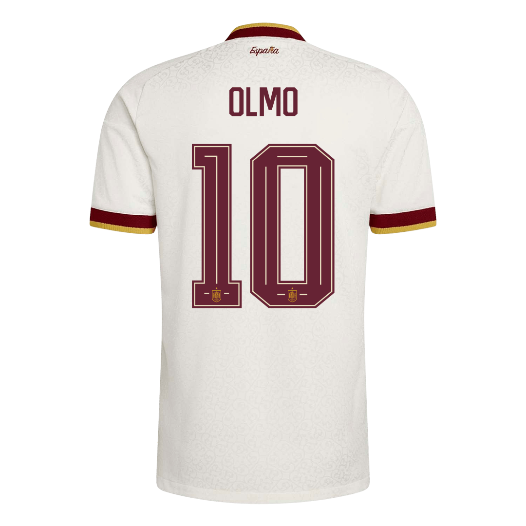 Camiseta Auténtica OLMO #10 Spain 2026 Segunda Equipación Copa del Mundo -Versión Jugador