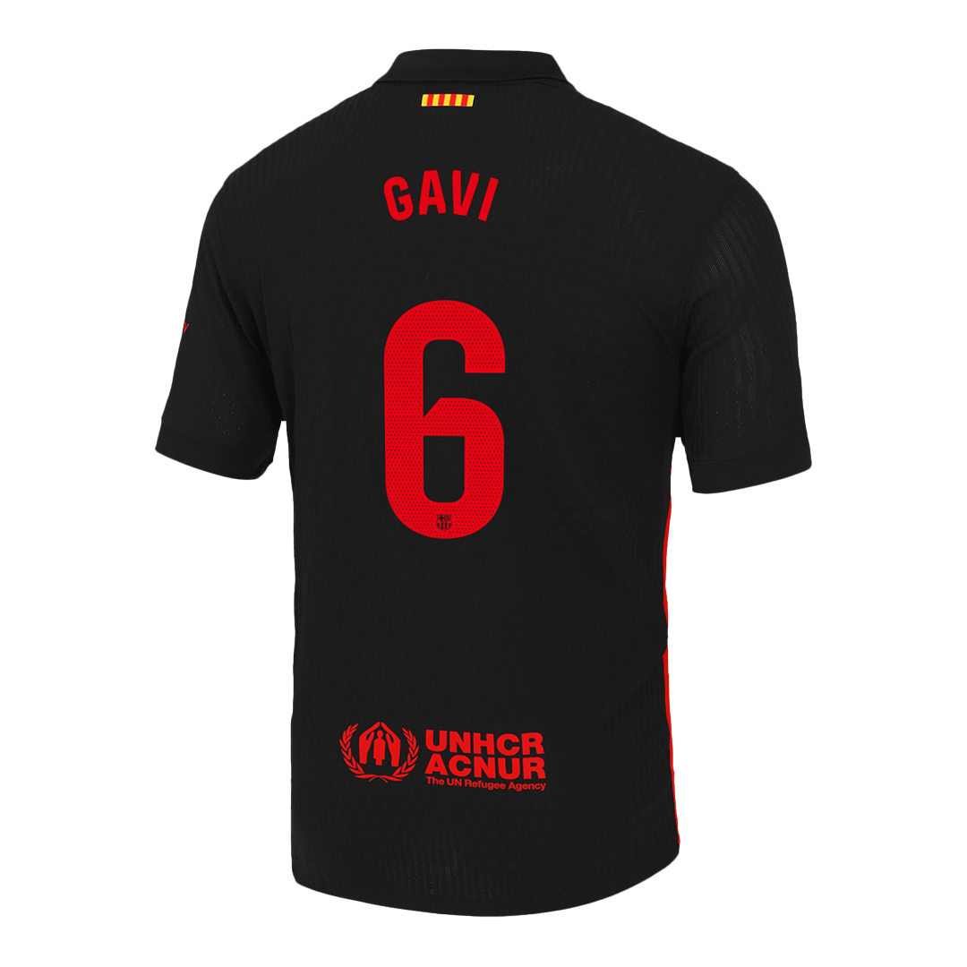 Camiseta GAVI #6 Barcelona 2024/25 Segunda Equipación - Versión Jugador