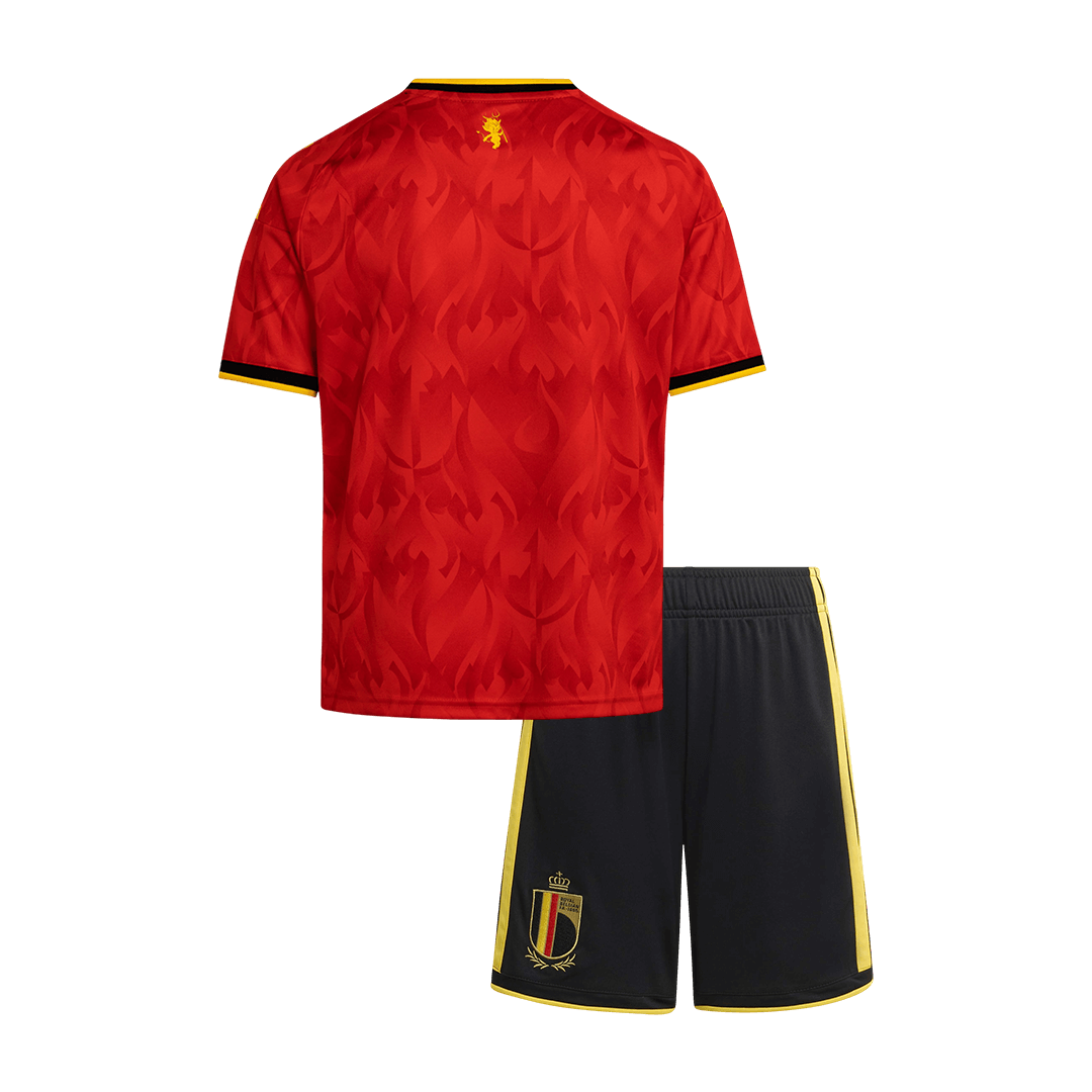 Conjunto Infantil Bélgica Copa del Mundo 2026 Primera Equipación