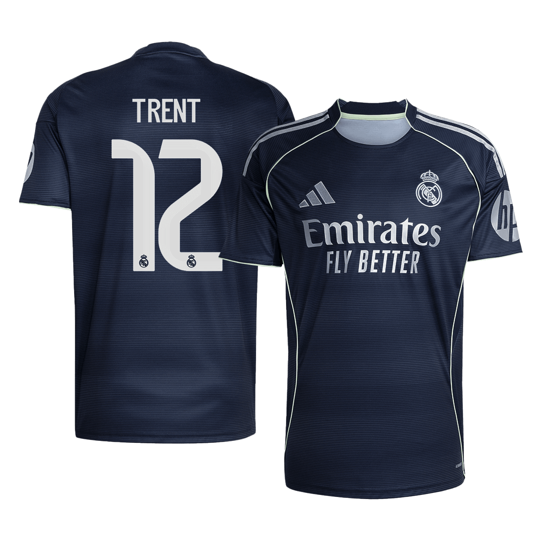 Camiseta TRENT #12 Real Madrid 2025/26 Segunda Equipación-Versión Hincha