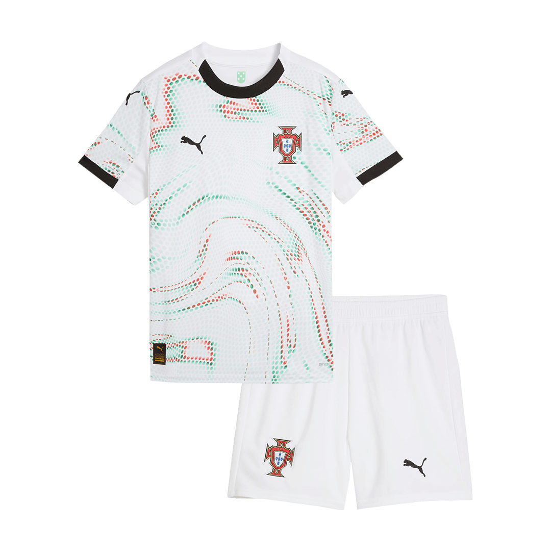 Miniconjunto Portugal 2025 Segunda Equipación Niño