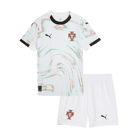 Miniconjunto Portugal 2025 Segunda Equipación Niño