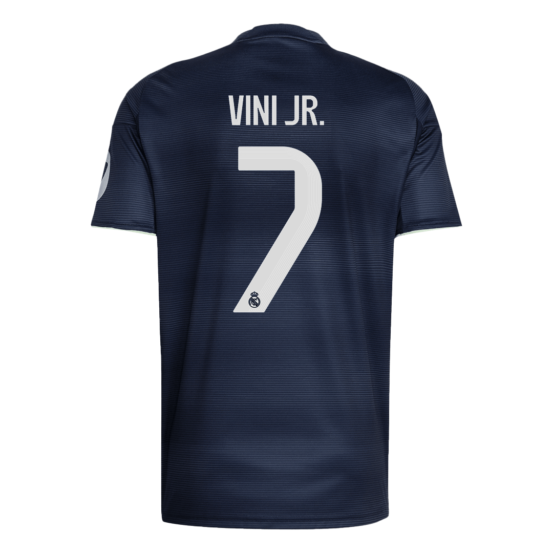 Camiseta VINI JR. #7 Real Madrid 2025/26 Segunda Equipación-Versión Hincha