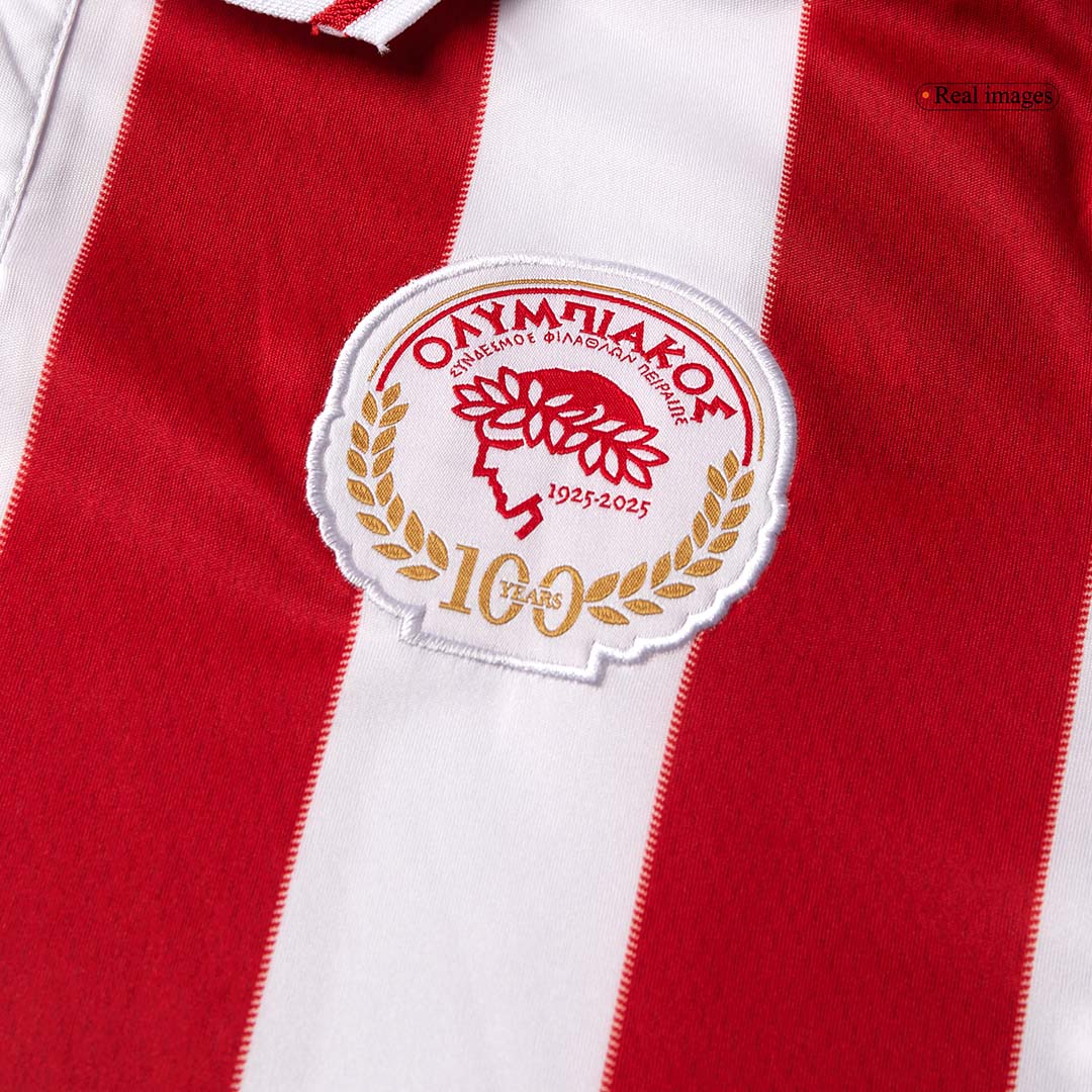 Camiseta Olympiakos Aniversario de 100 Años 2024/25 Hombre - Versión Hincha