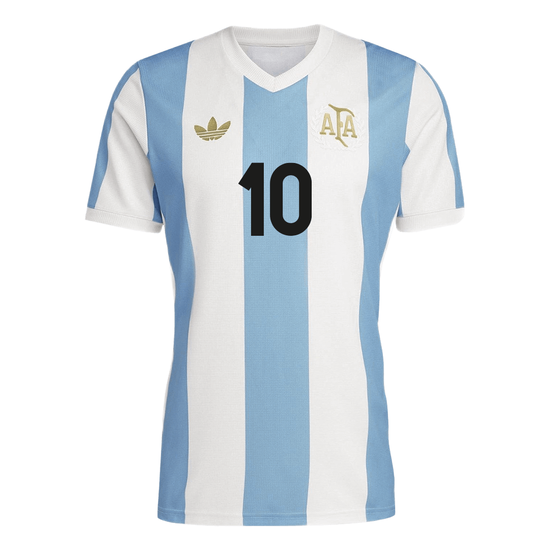 Camiseta MESSI #10 Argentina Aniversario de 50 Años 2024 Hombre-Versión Hincha