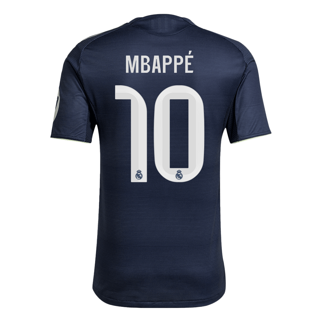 Camiseta Auténtica MBAPPÉ #10 Real Madrid 2025/26 Segunda Equipación Hombre - Versión Jugador