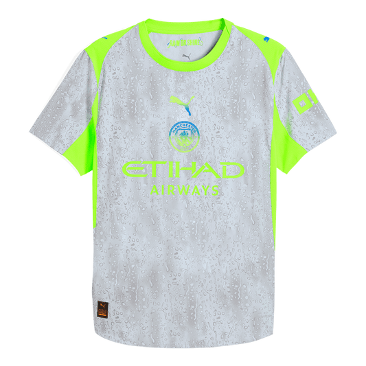 Camiseta Auténtica Manchester City 2025/26 Tercera Equipación -Versión Jugador