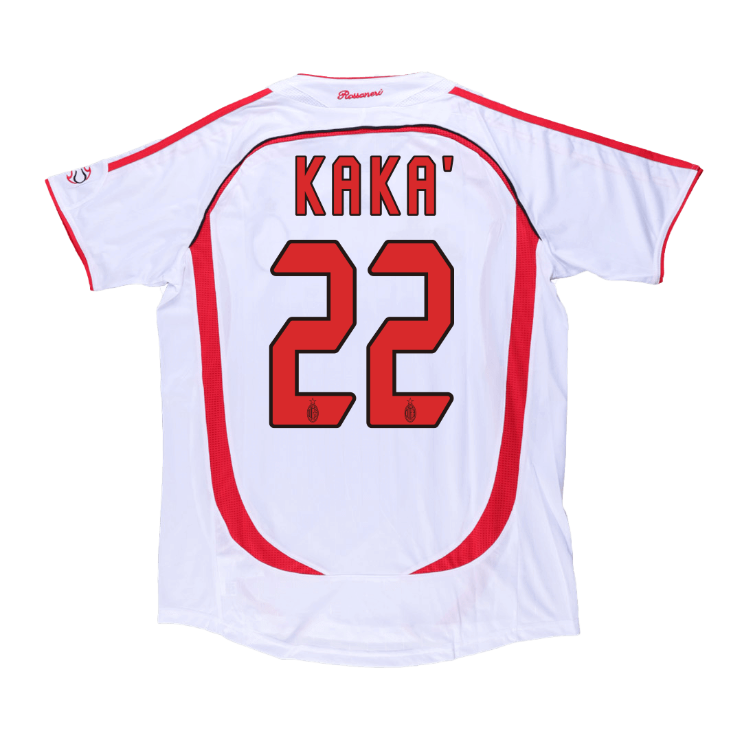 UCL Camiseta Retro 2006/07 KAKA' #22 AC Milan Segunda Equipación