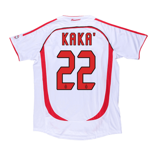 UCL Camiseta Retro 2006/07 KAKA' #22 AC Milan Segunda Equipación