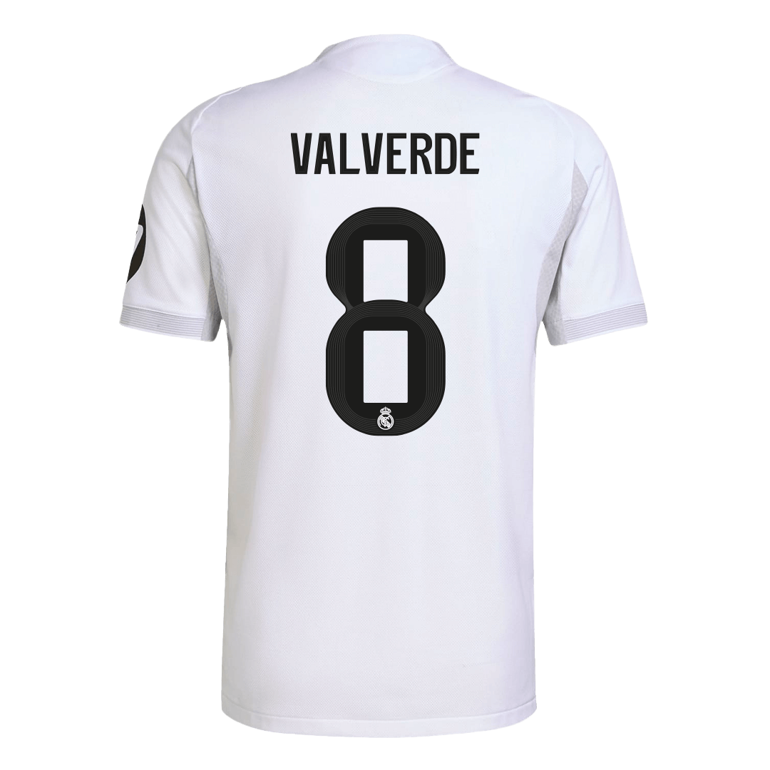Camiseta Auténtica VALVERDE #8 Real Madrid 2025/26 Primera Equipación-Versión Jugador