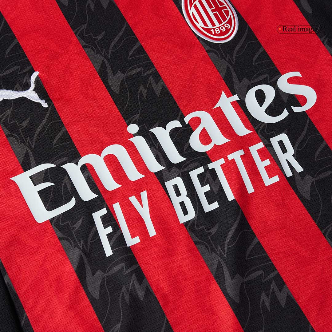 Conjunto AC Milan 2025/26 Primera Equipación (Camiseta + Pantalón Corto)