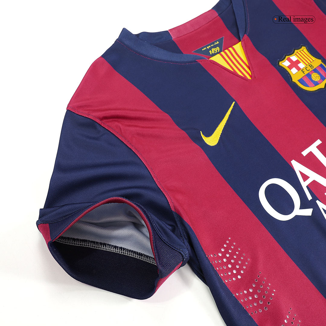 Camiseta Retro 2014/15 NEYMAR JR #11 Barcelona Primera Equipación