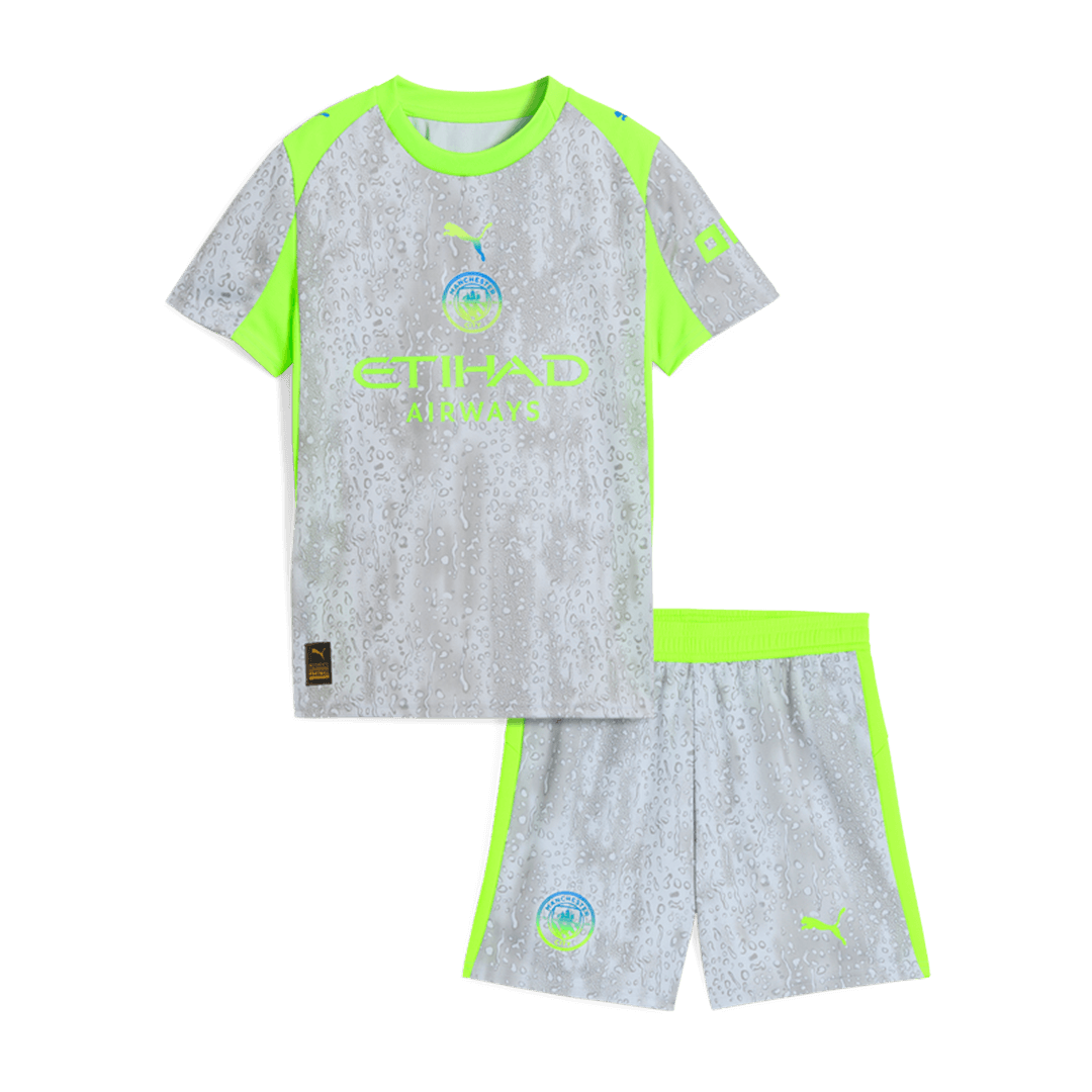 Conjunto Infantil Manchester City 2025/26 Tercera Equipación Kids