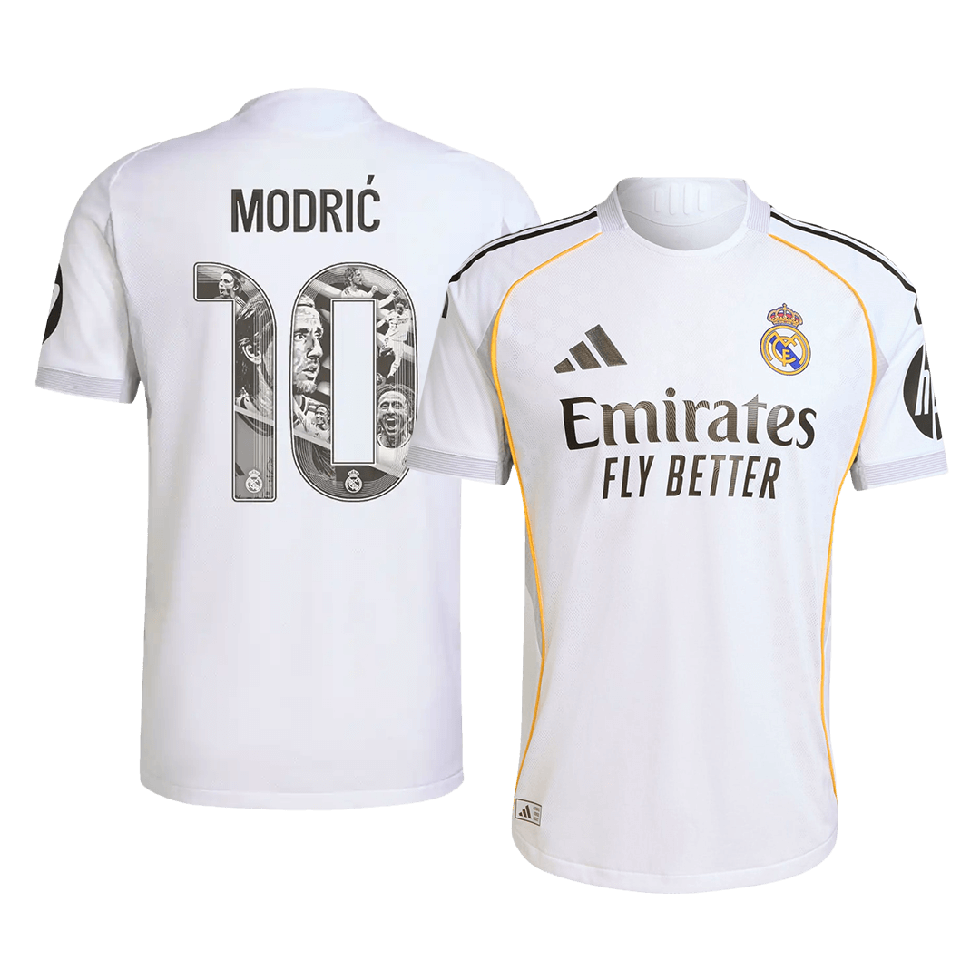Camiseta MODRIĆ Especial #10 Real Madrid 2025/26 Primera Equipación Hombre - Versión Jugador