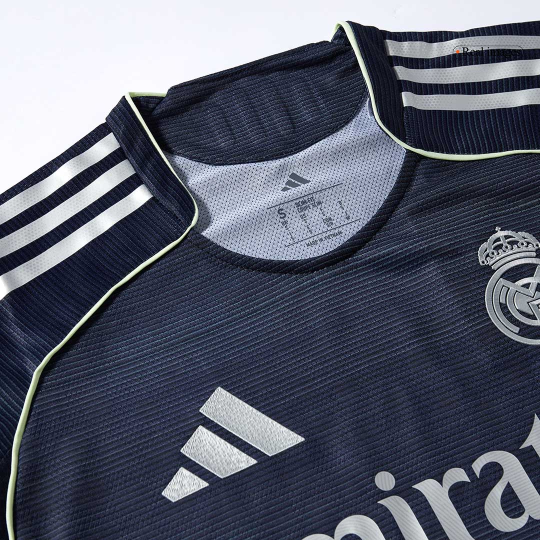 Camiseta Auténtica MBAPPÉ #9 Real Madrid 2025/26 Segunda Equipación-Versión Jugador