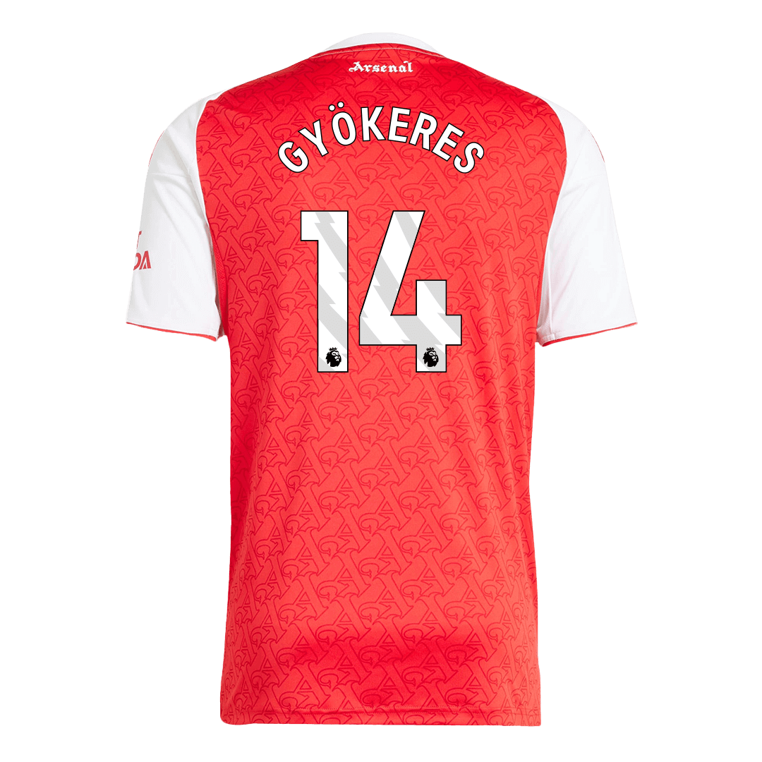 Camiseta GYÖKERES #14 Arsenal 2025/26 Primera Equipación-Versión Hincha