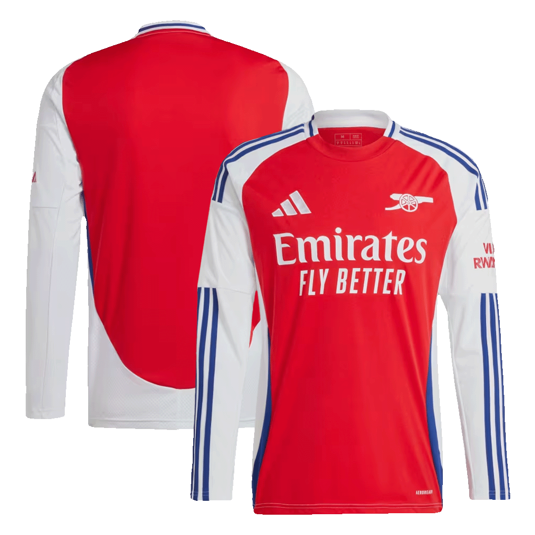 Camiseta Manga Larga Arsenal 2024/25 Primera Equipación Hombre-Versión Hincha