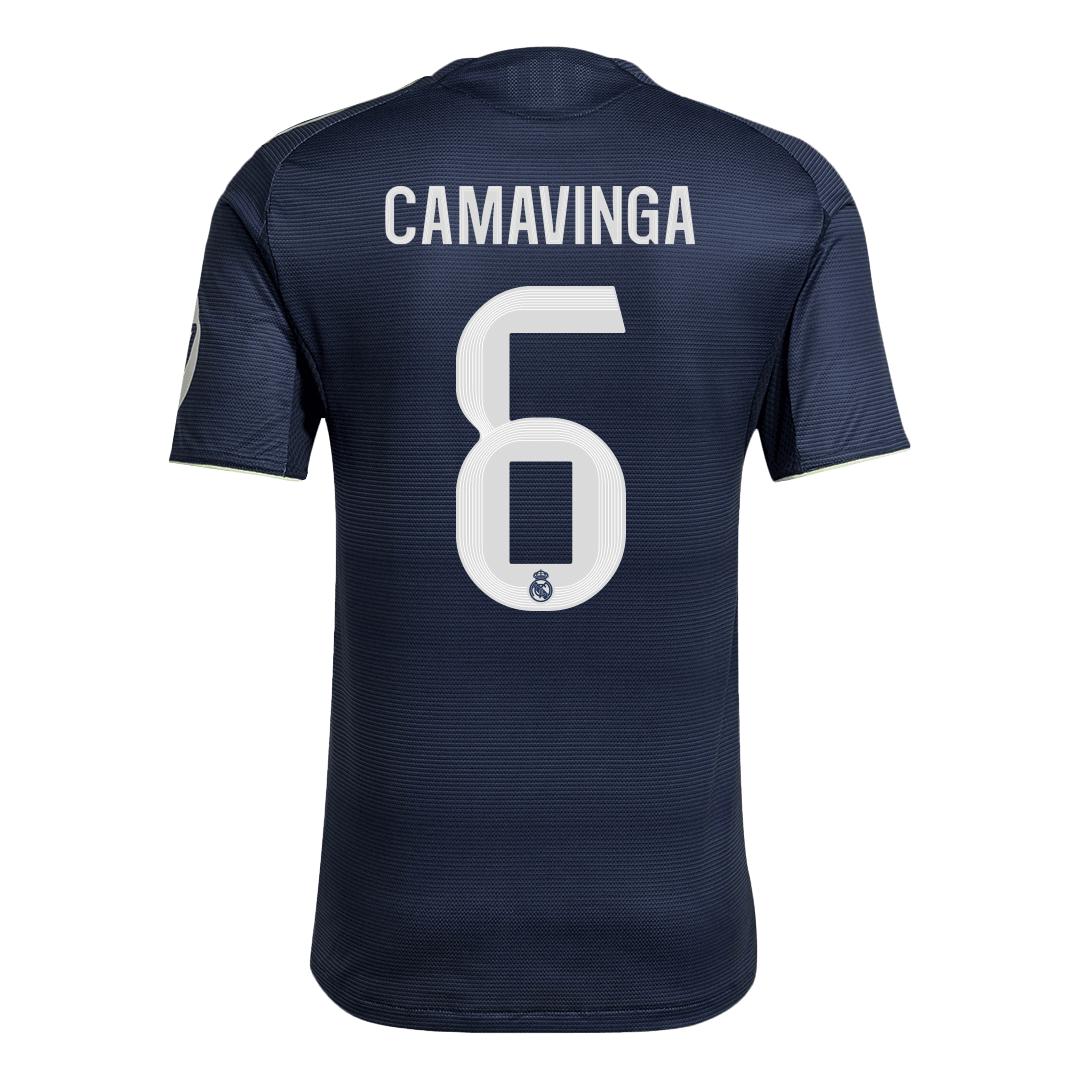 Camiseta Auténtica CAMAVINGA #6 Real Madrid 2025/26 Segunda Equipación -Versión Jugador