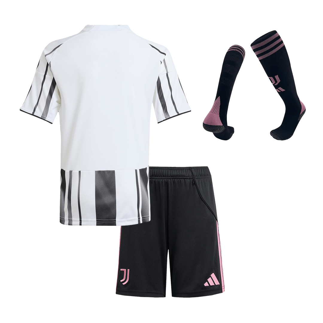 Conjunto Infantil Completo Juventus 2025/26 Primera Equipación Kids