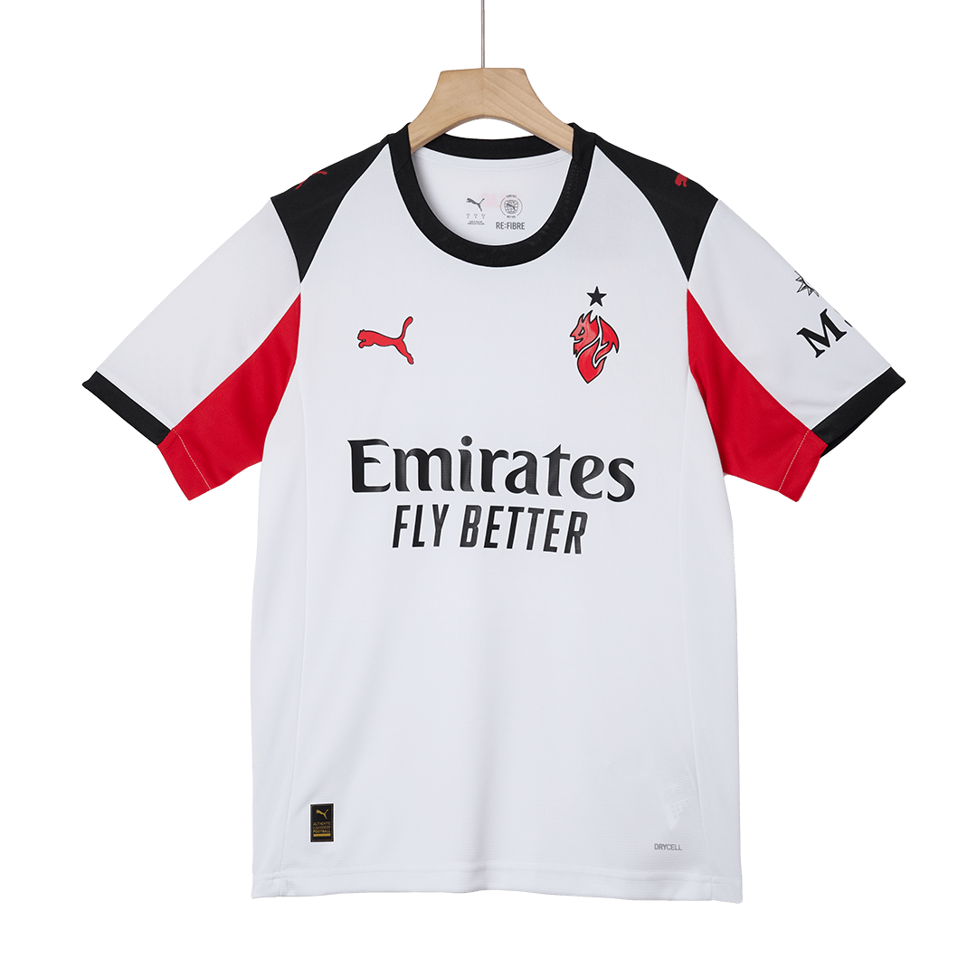 Camiseta MODRIĆ #14 AC Milan 2025/26 Segunda Equipación-Versión Hincha