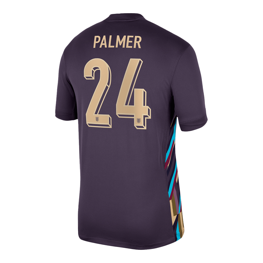 Camiseta PALMER #24 Inglaterra Euro2024 Segunda Equipación Visitante Hombre-Versión Hincha