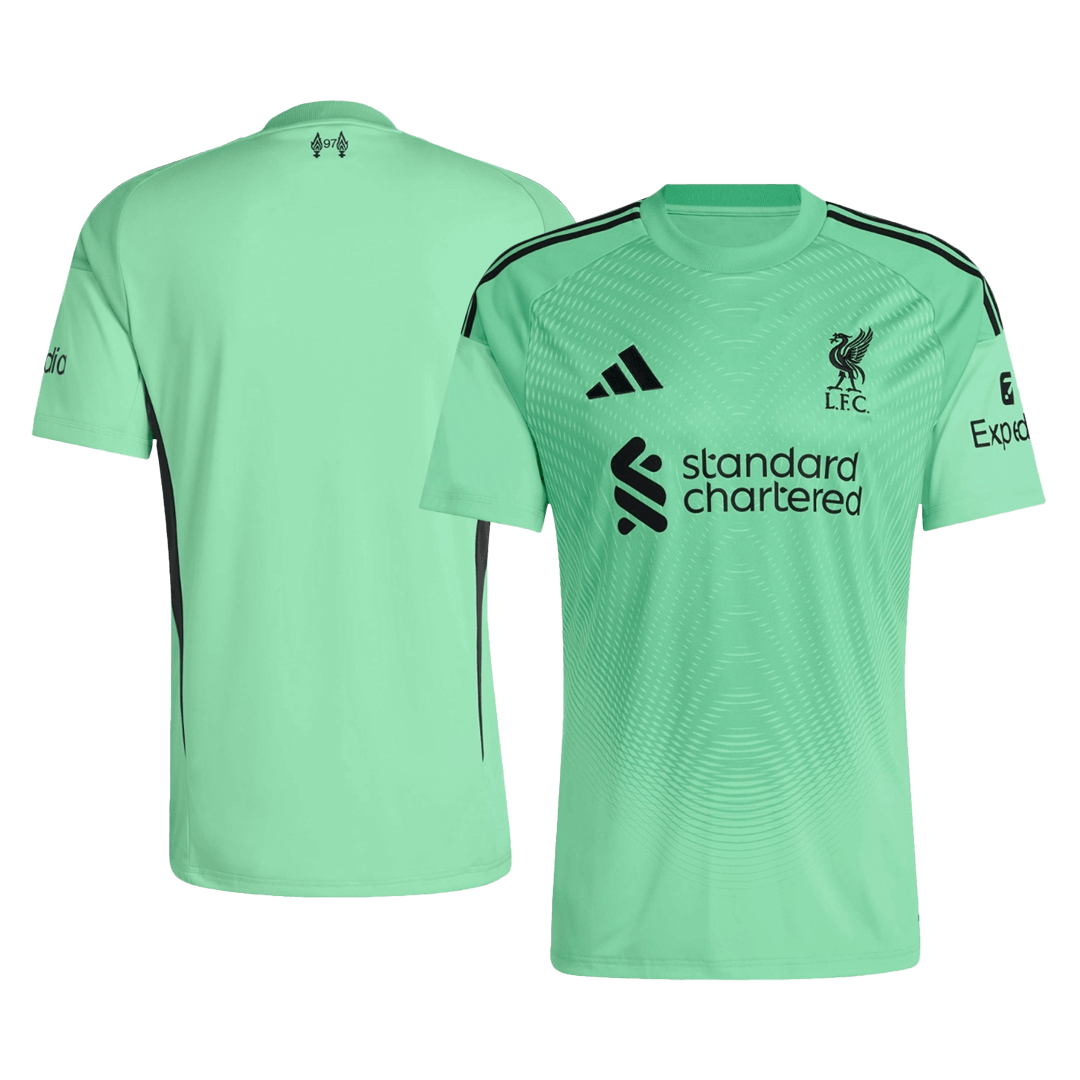 Liverpool Goalkeeper Soccer Jersey 25/26 Green
