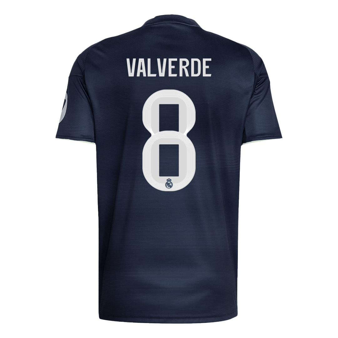 Camiseta VALVERDE #8 Real Madrid 2025/26 Segunda Equipación Hombre - Versión Hincha