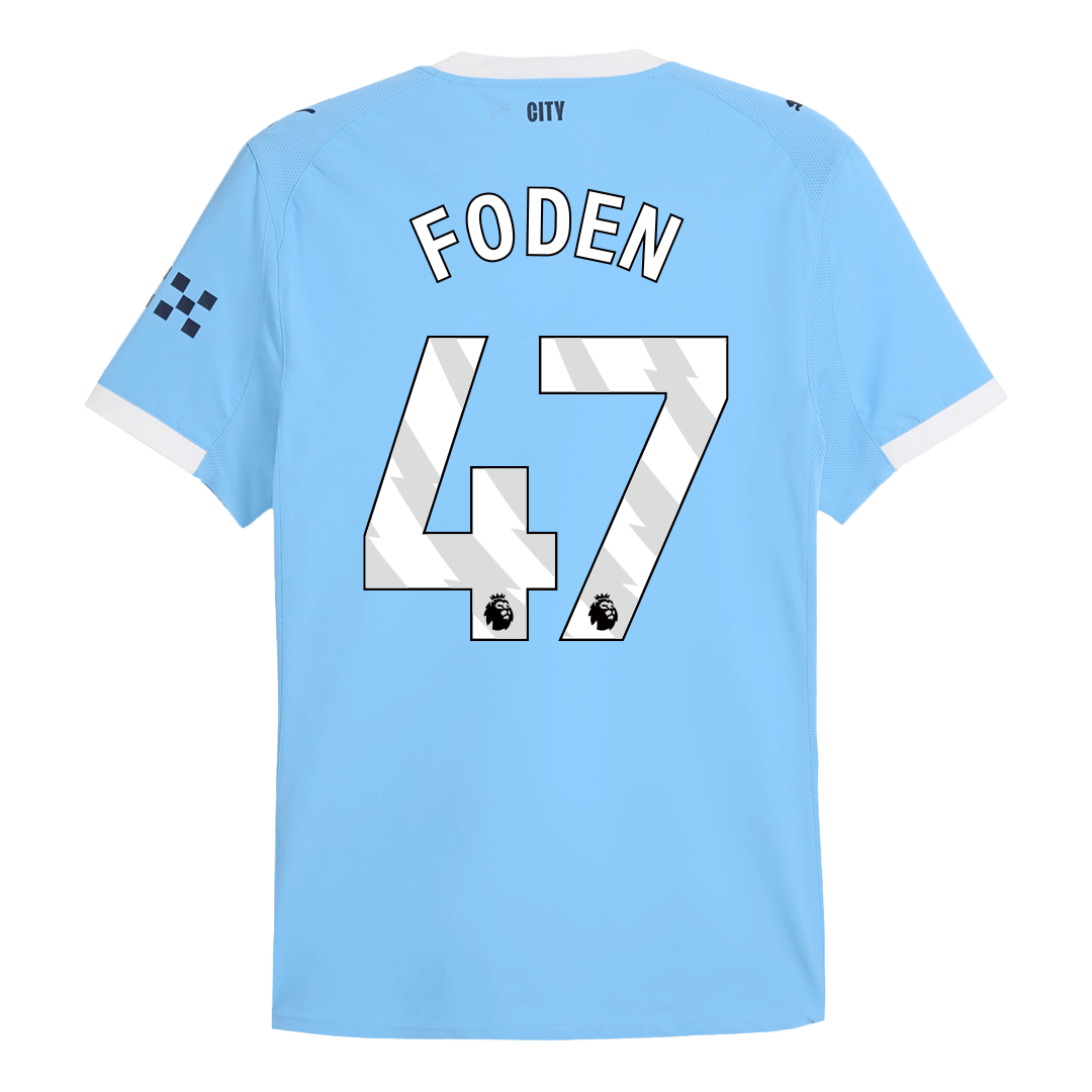 Camiseta FODEN #47 Manchester City 2025/26 Primera Equipación - Versión Jugador