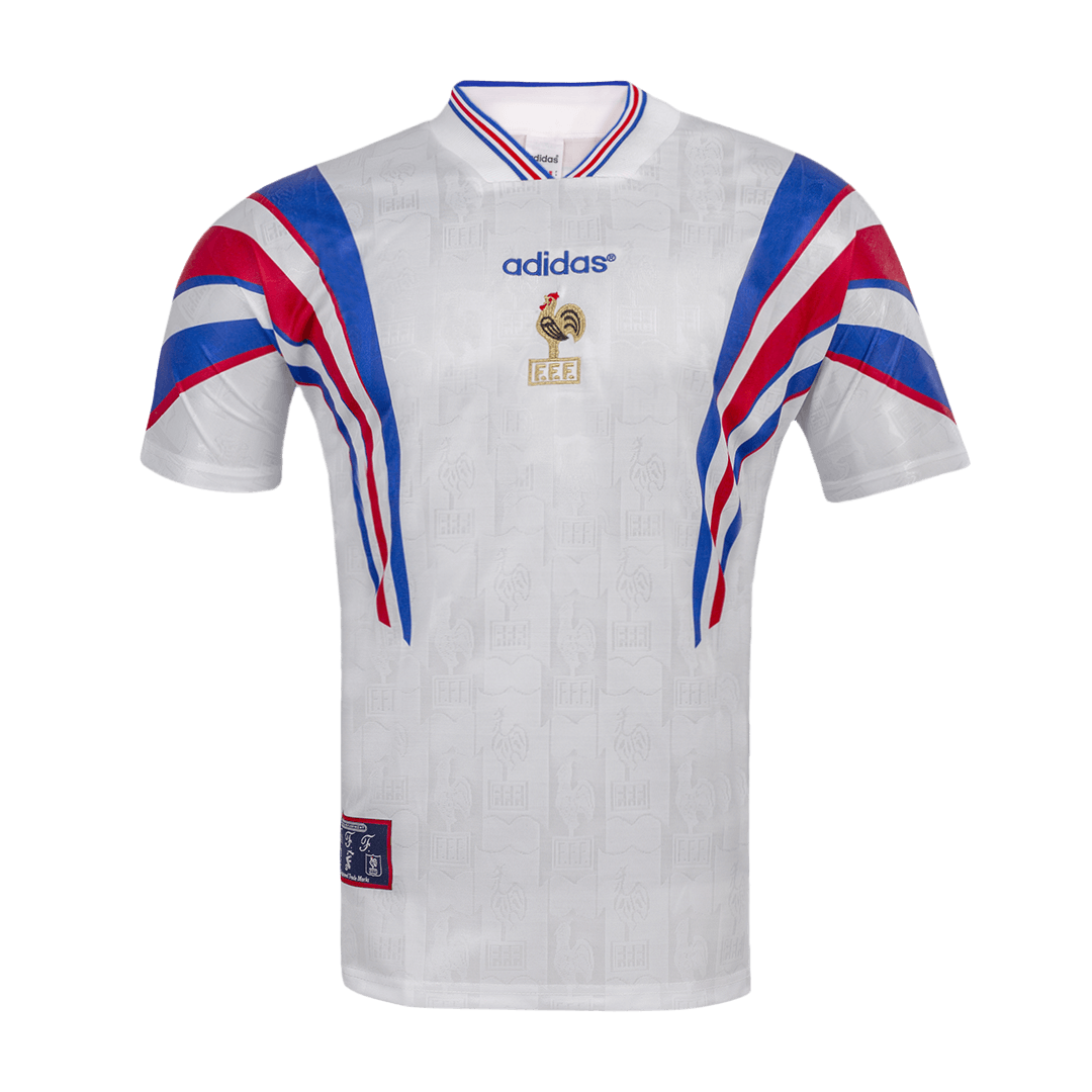 Camiseta Retro 1996 Francia Segunda Equipación