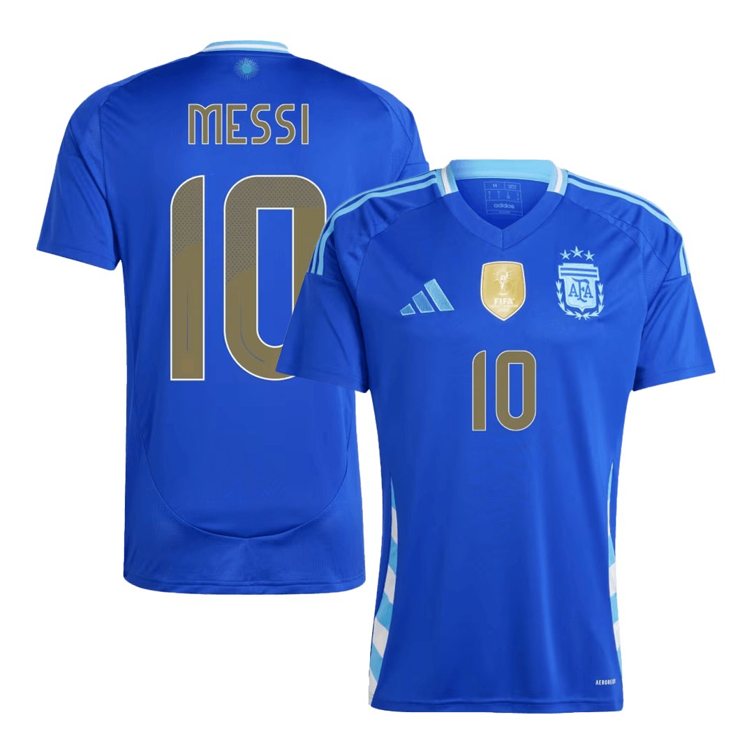 Camiseta MESSI #10 Argentina 2024 Segunda Equipación Hombre-Versión Hincha