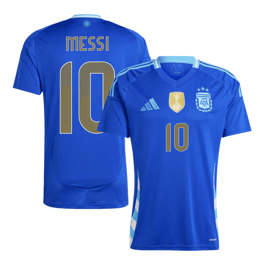 Camiseta MESSI #10 Argentina 2024 Segunda Equipación Hombre-Versión Hincha