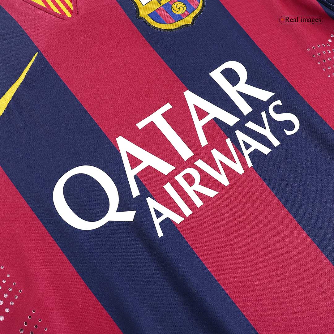 Camiseta Retro 2014/15 NEYMAR JR #11 Barcelona Primera Equipación