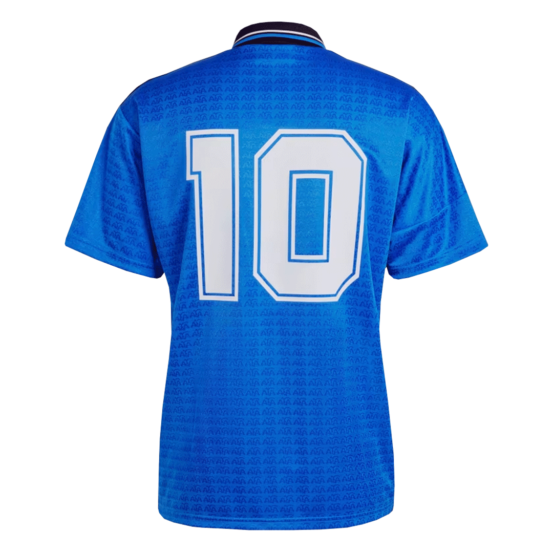 Camiseta Retro 1994 #10 Argentina Segunda Equipación Hombre-Versión Hincha
